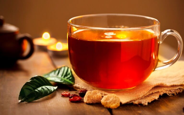 Čaj brez sladkorja je dovoljena pijača v meniju pitne diete