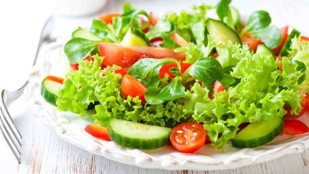 zelenjavna solata za vašo najljubšo dieto